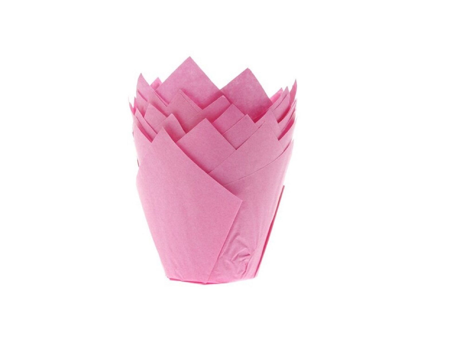 Muffin Cups HoM Tulp Roze 36st.