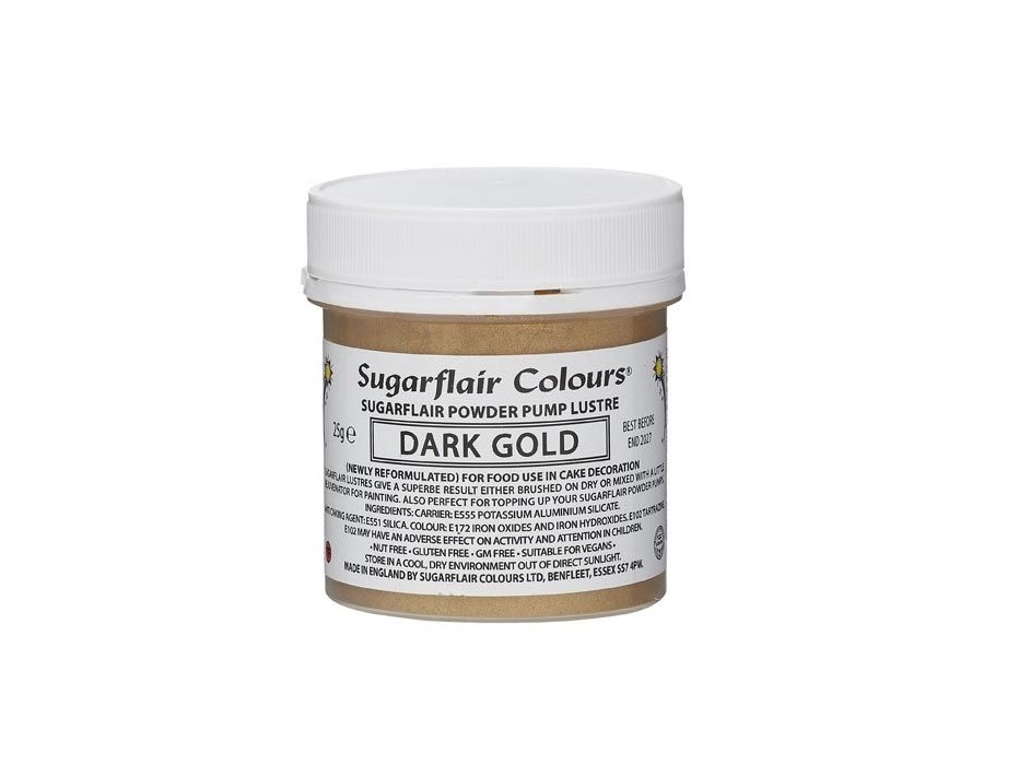Sugarflair Pomp Spray Navulling Donker Goud 25g