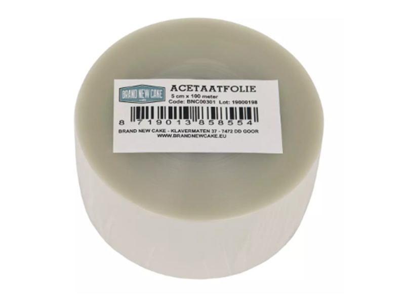 BrandNewCake Acetaatfolie rol 5 cm x 100 m