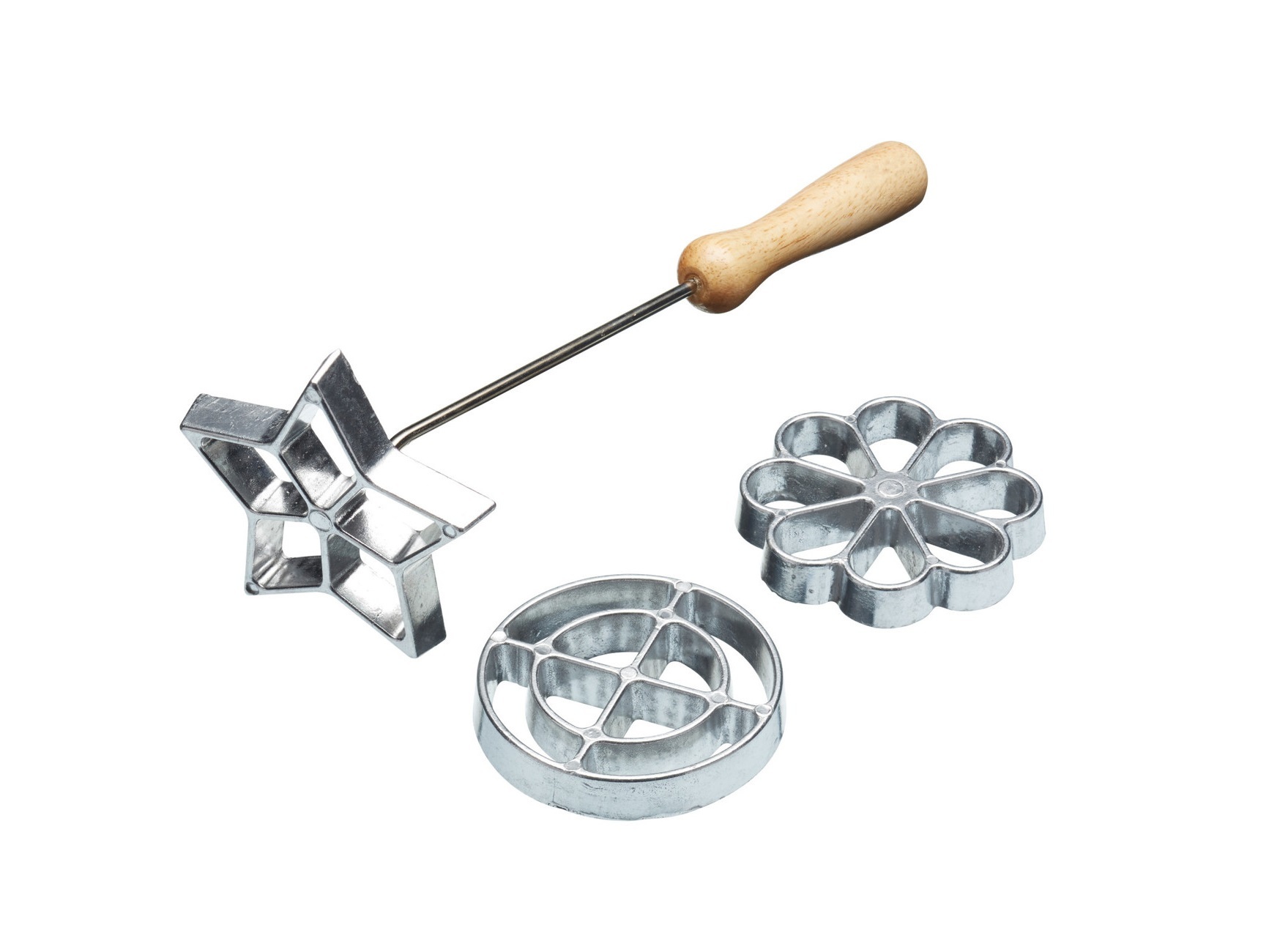 Kitchen Craft Rozet Mallen IJzer Set/3