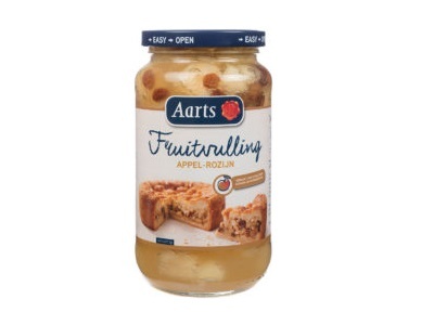 Aarts Fruitvulling Appel-Rozijn 560 gram