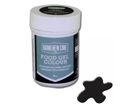 BrandNewCake Kleurstof Gel Zwart 35 gram