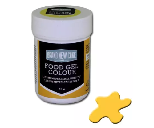 BrandNewCake Kleurstof Gel Super Geel 35 gram