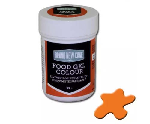 BrandNewCake Kleurstof Gel Oranje 35 gram