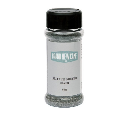 BrandNewCake Glitter Suiker Zilver 85g