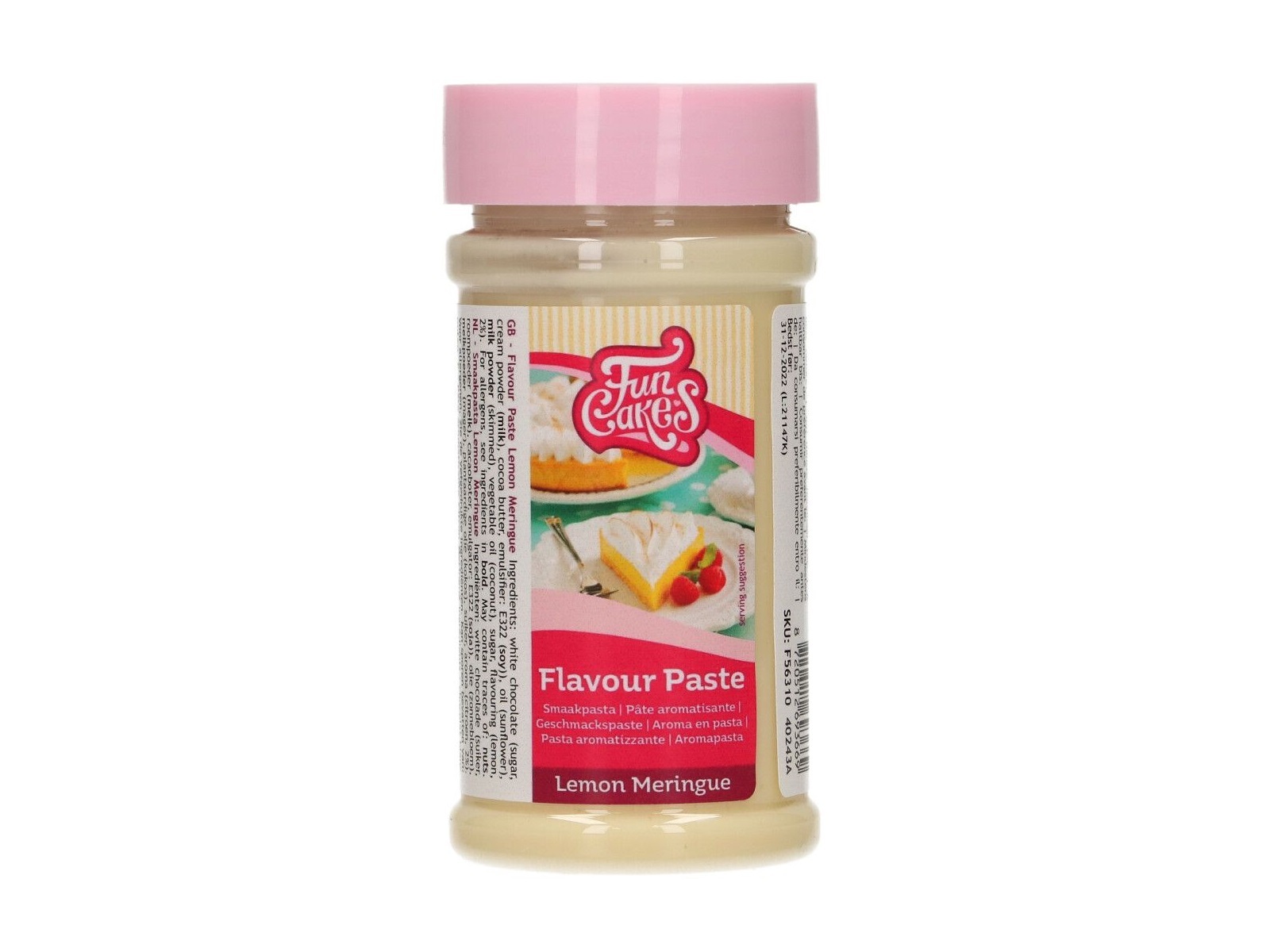 Smaakpasta Lemon Meringue 100g