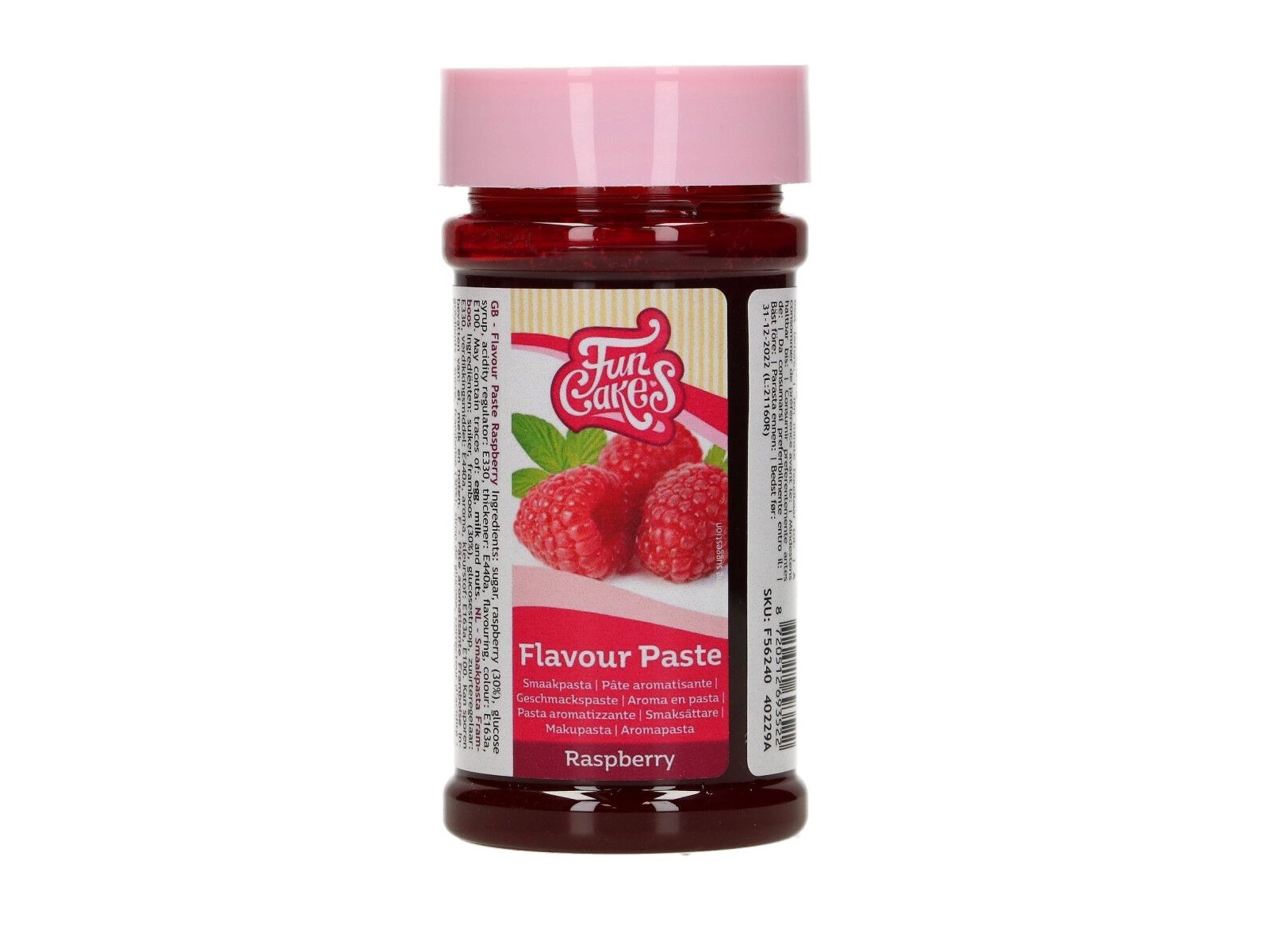 Funcakes Smaakpasta Framboos 120g