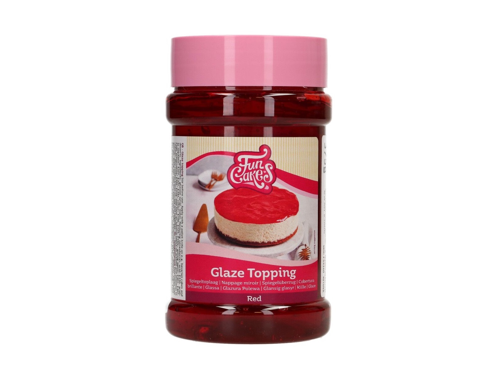 FunCakes Glaze Topping Rood 375 g