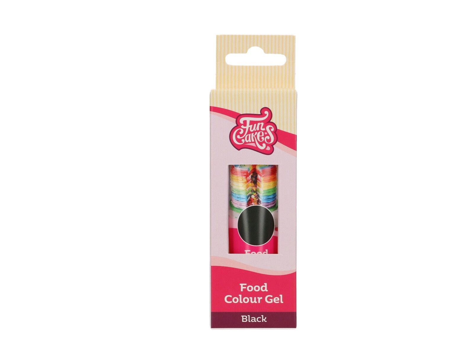 FunCakes Kleurstof Gel Tube - Zwart - 30g