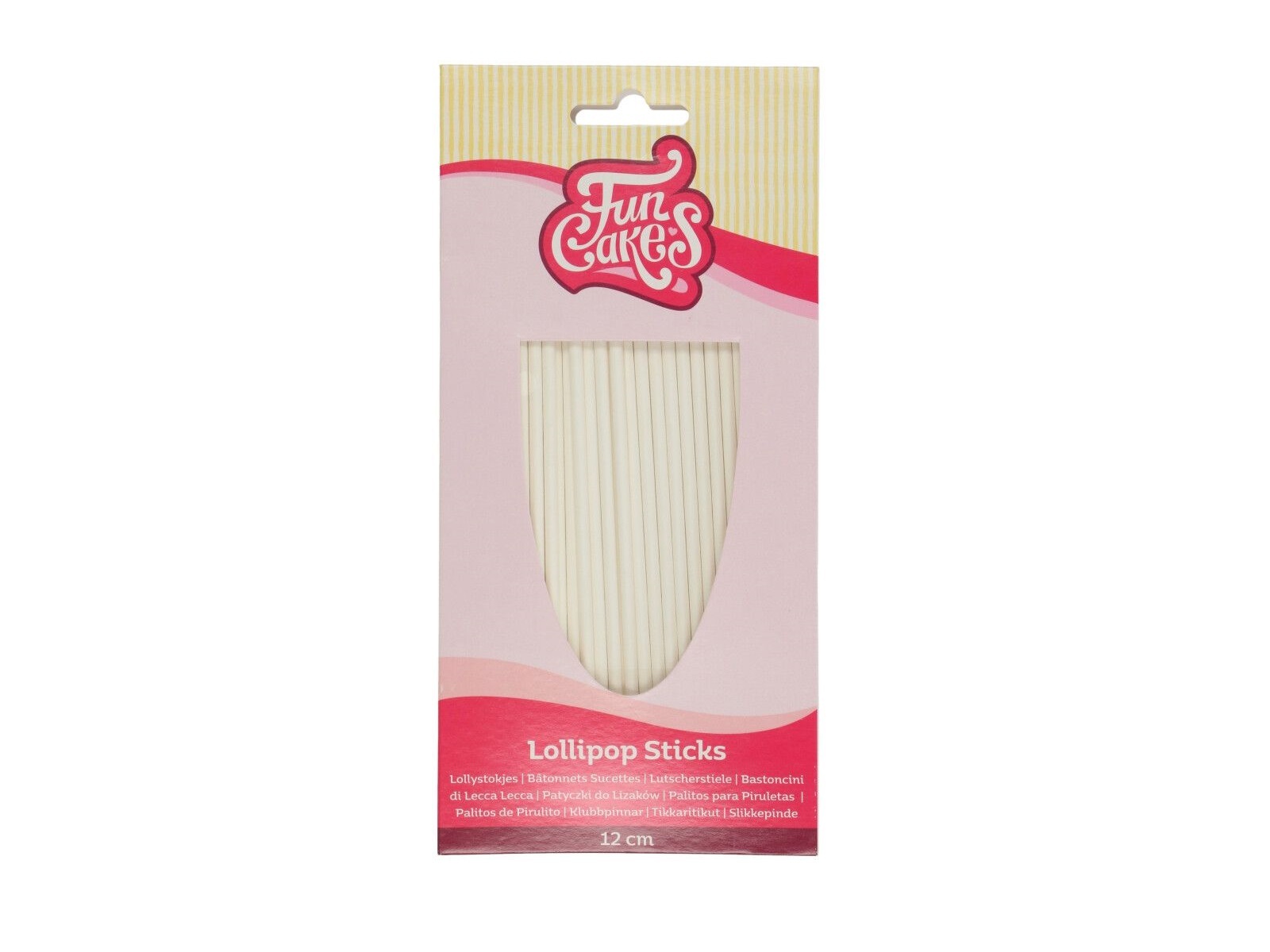 Funcakes Lollipop Sticks 12 cm pk/50