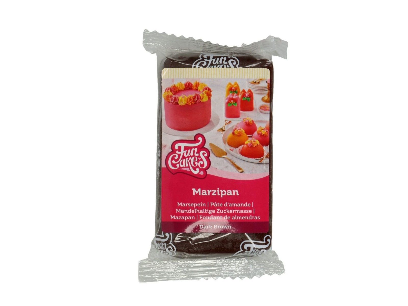 Marsepein Dark Brown - donker bruin 250g