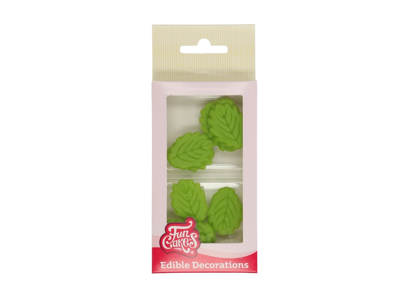 Marsepein Decoratie Bladeren Groen 12st