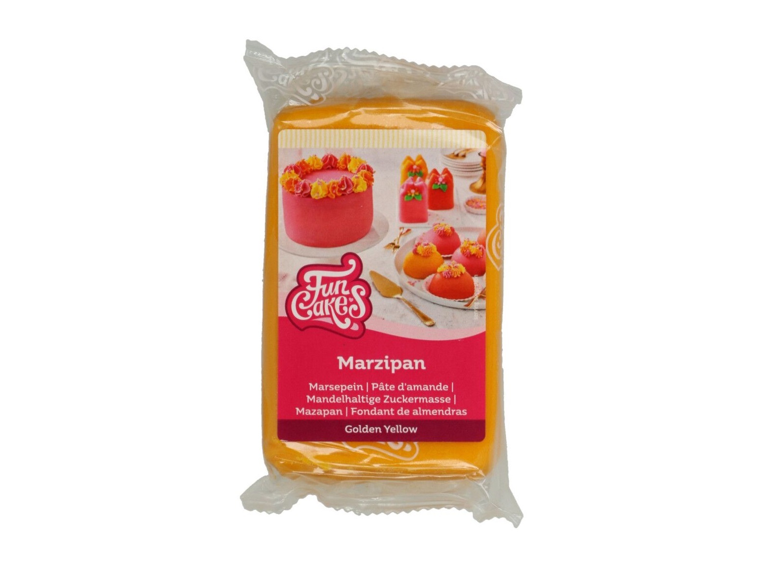 FunCakes Marsepein Golden Yellow 250g