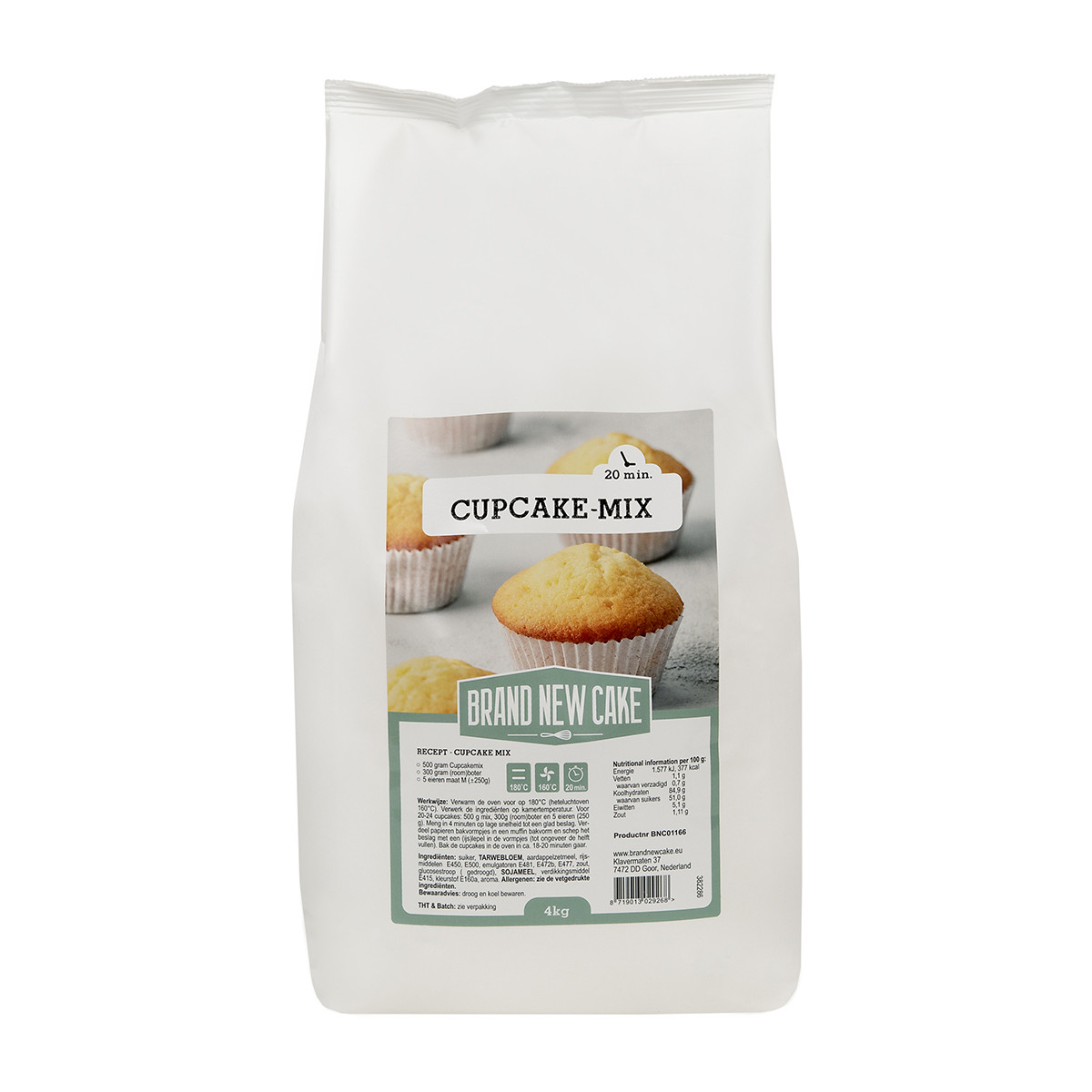 BrandNewCake Cupcake-mix 4kg