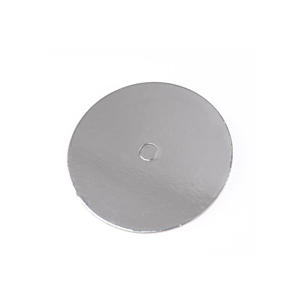 LOYAL Cake Board Geperforeerd Rond - Zilver 15cm pk/1