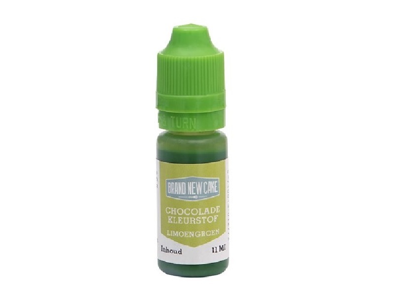 Chocolade kleurstof Limoen Groen 11ml