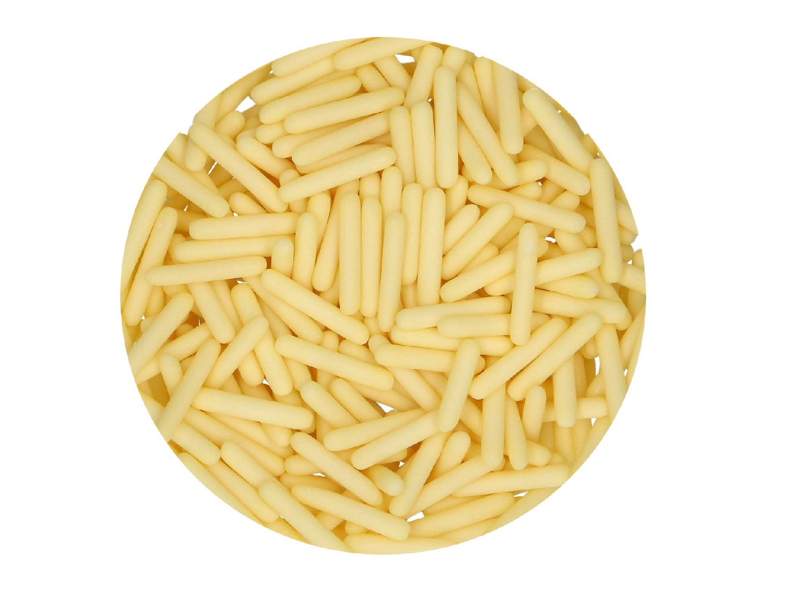 FunCakes Matte Sugar Rods XL Geel 70 g