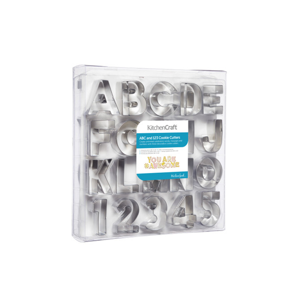 KitchenCraft Uitstekerset Letters en Cijfers
