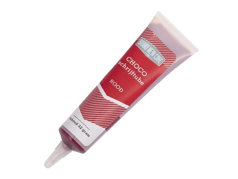 Choco Schrijftube Rood 32g