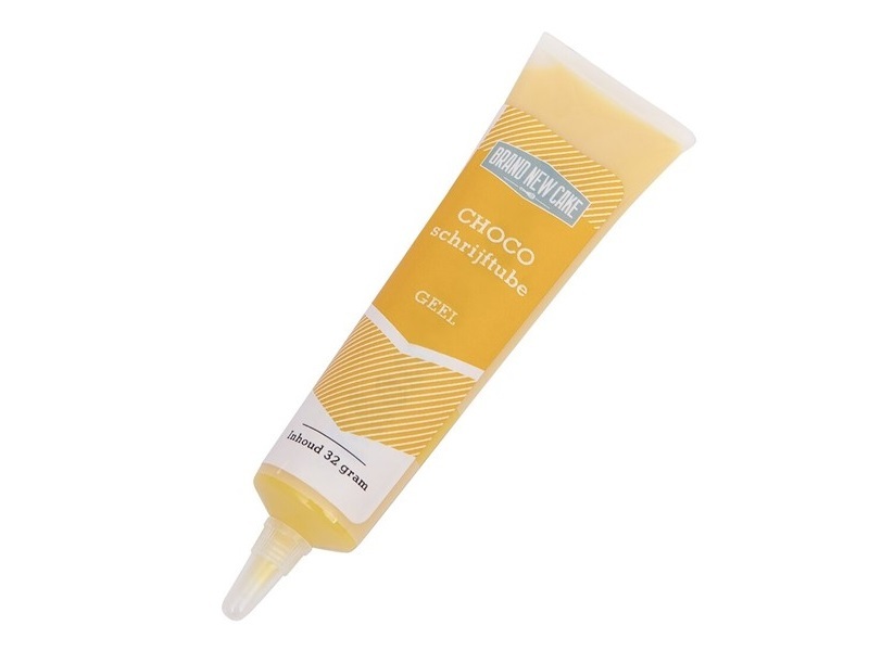 Choco Schrijftube Geel 32g