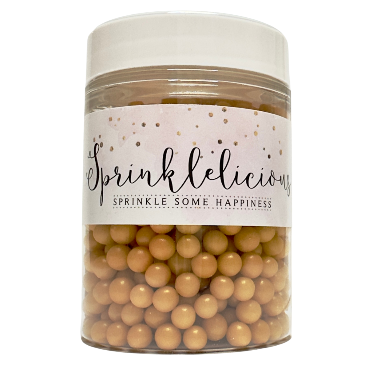 Parel Goud 5mm 90 gram (Sprinklelicious)