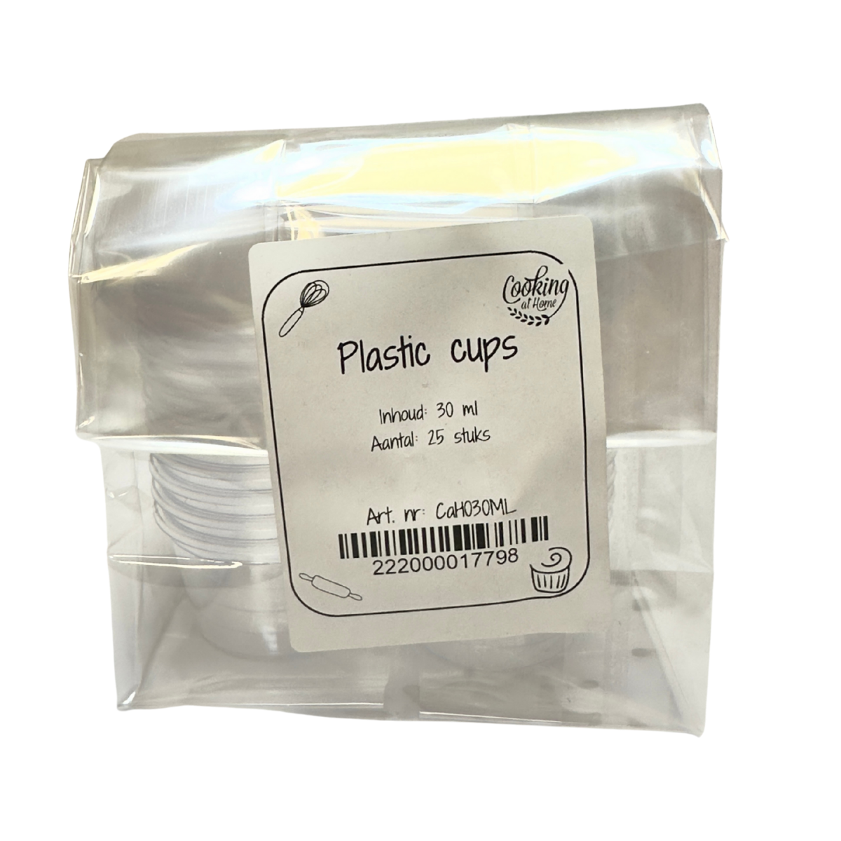 Plastic cups 30 ml