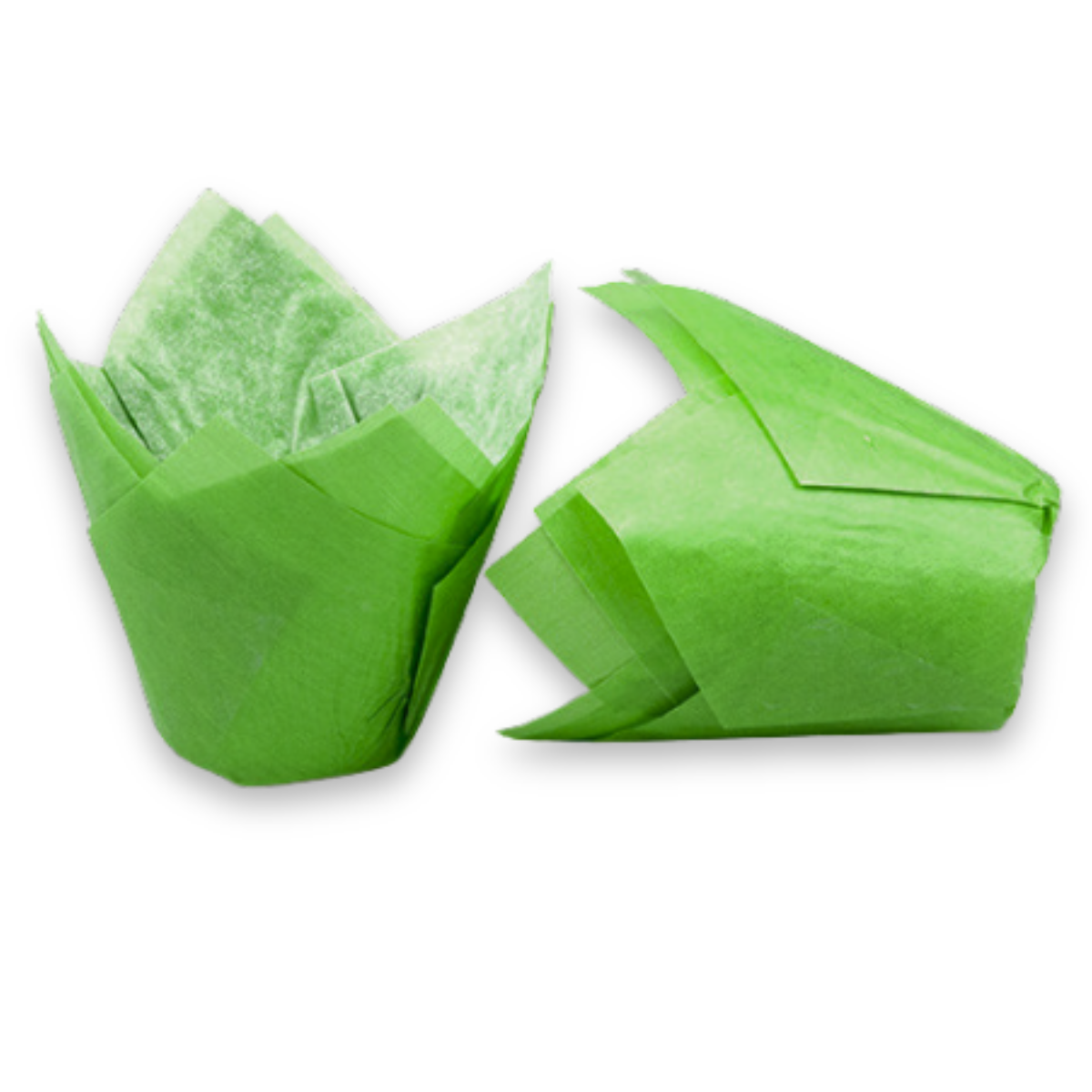 Muffin tulp cups Groen 12 stuks
