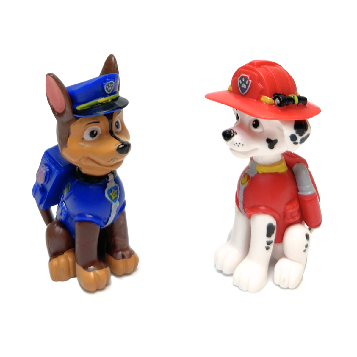 Dekora Paw Patrol Chase and Marshall Cake Toppers 6cm set/2