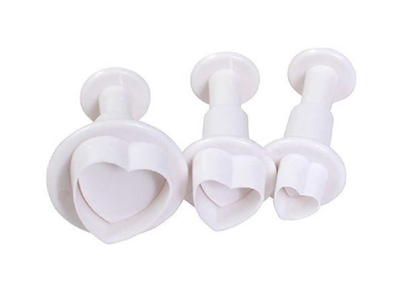 Culpitt Plunger Cutter Set Hartjes 3st.