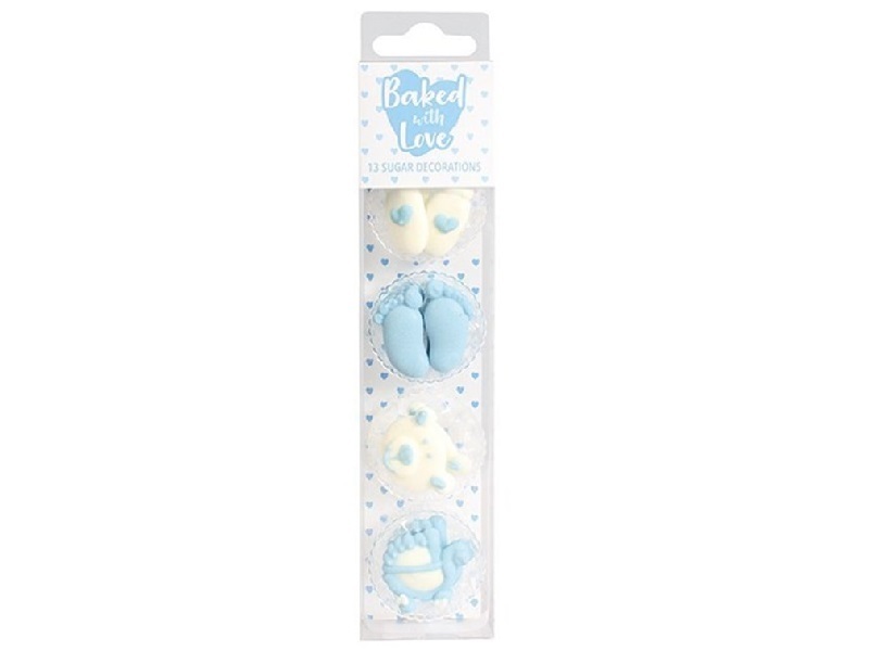Culpitt Suikerdecoratie Baby Blauw 25mm 13st.