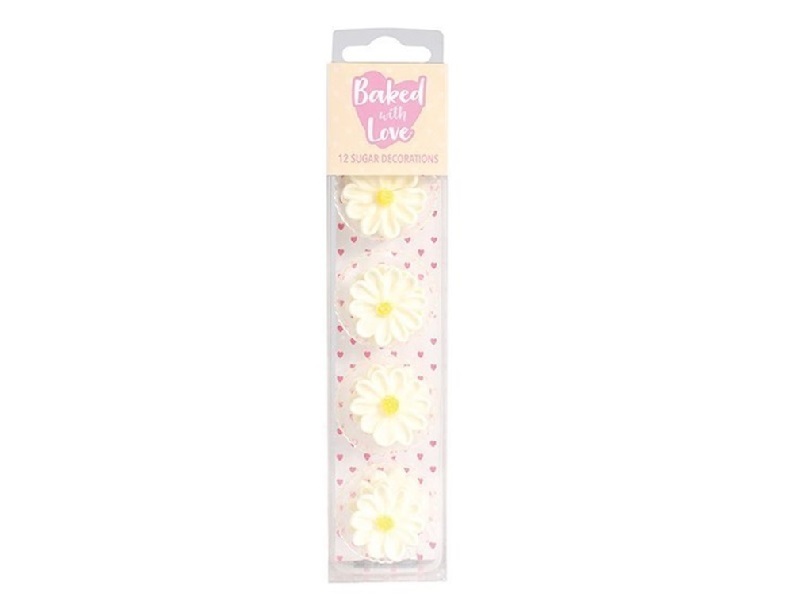 Culpitt Suikerdecoratie Madeliefjes 26mm 12st.