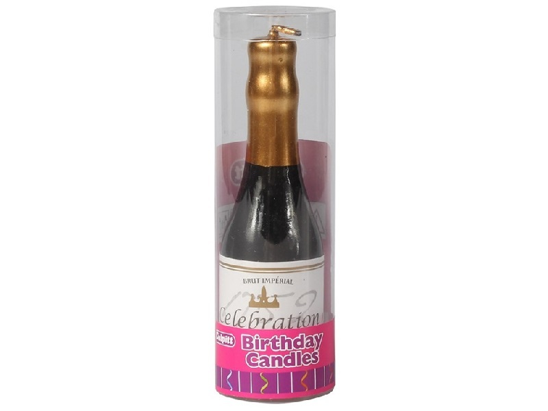 Culpitt Taartkaars Champagne Fles 10cm