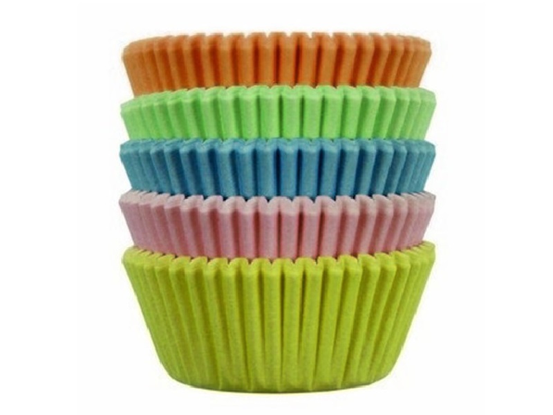 Cupcake cups PME Pastel kleuren Mini 100 stuks