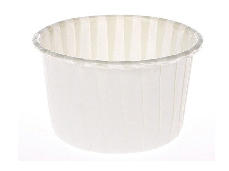 Cupcake Cups Wit/Ivoor 60mm per stuk Culpitt