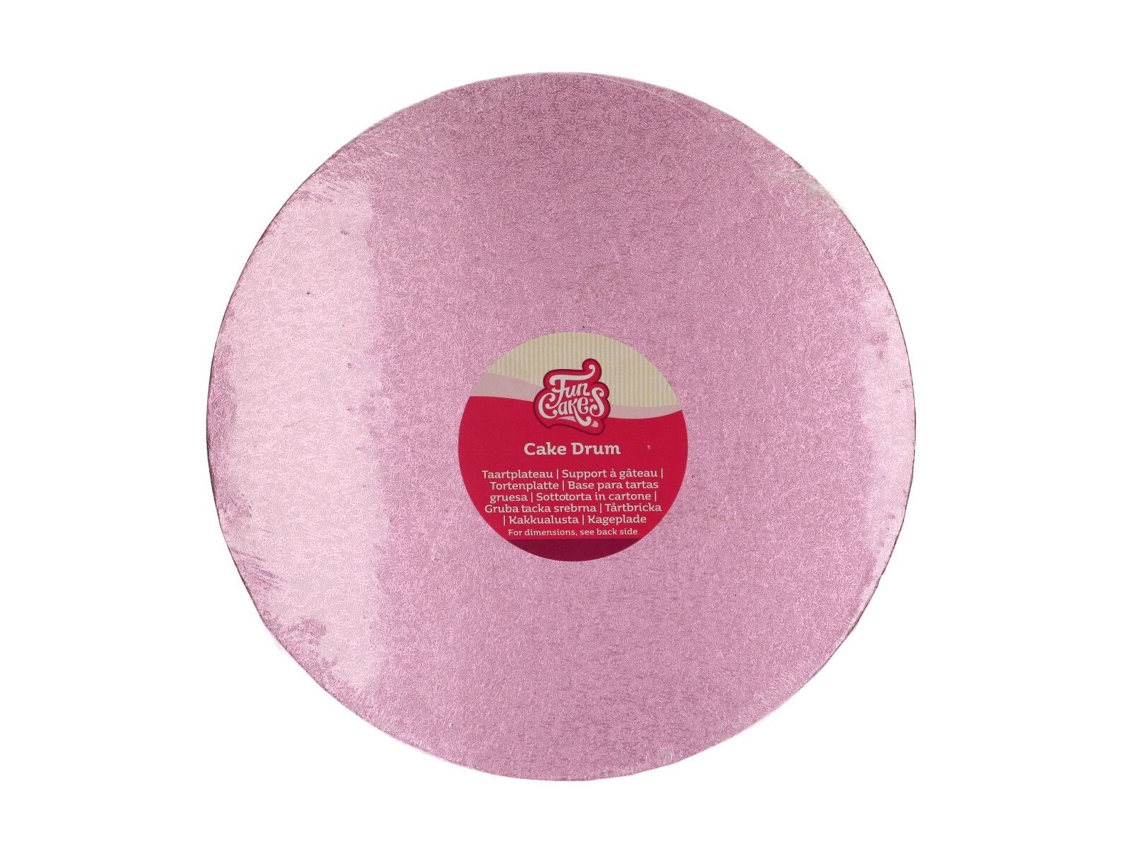Cake Drum Rond Roze - 30.5 cm