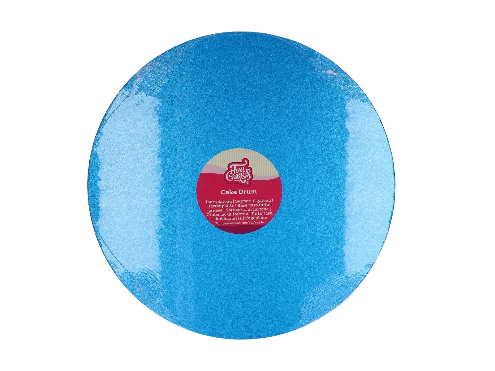 Cake Drum Rond Blauw - 35,5 cm