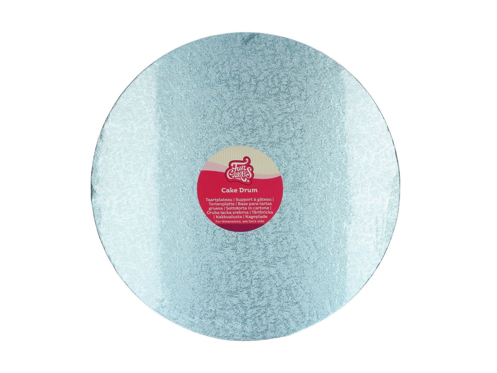 Cake Drum Rond Baby Blauw - 35,5 cm