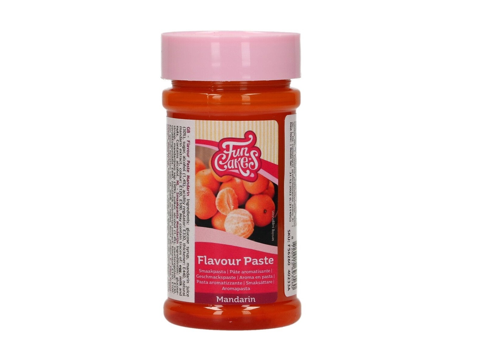 Funcakes Smaakpasta Mandarijn 120g
