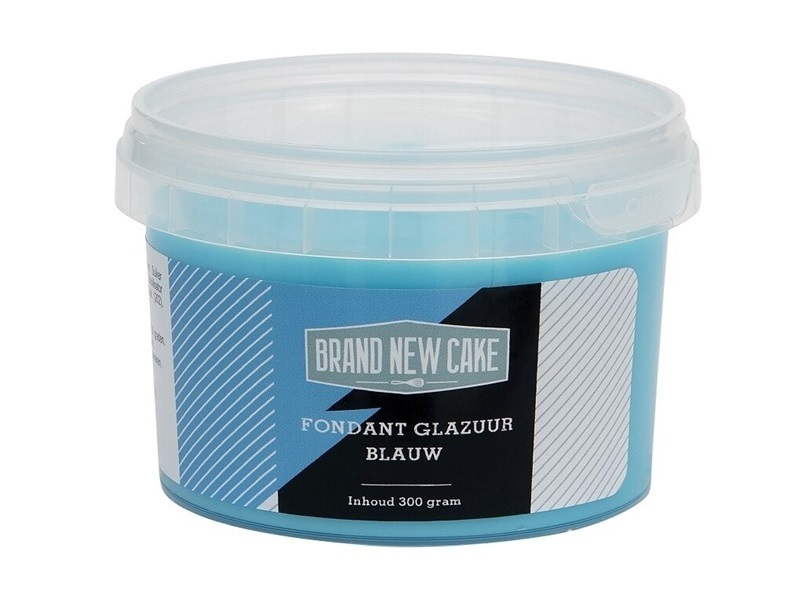 Fondant Glazuur Blauw 300g