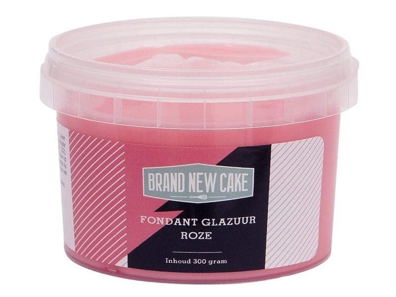 Fondant Glazuur Roze 300 gram
