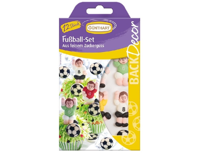 Günthart Suikerdecoratie Voetbal Set 12st.