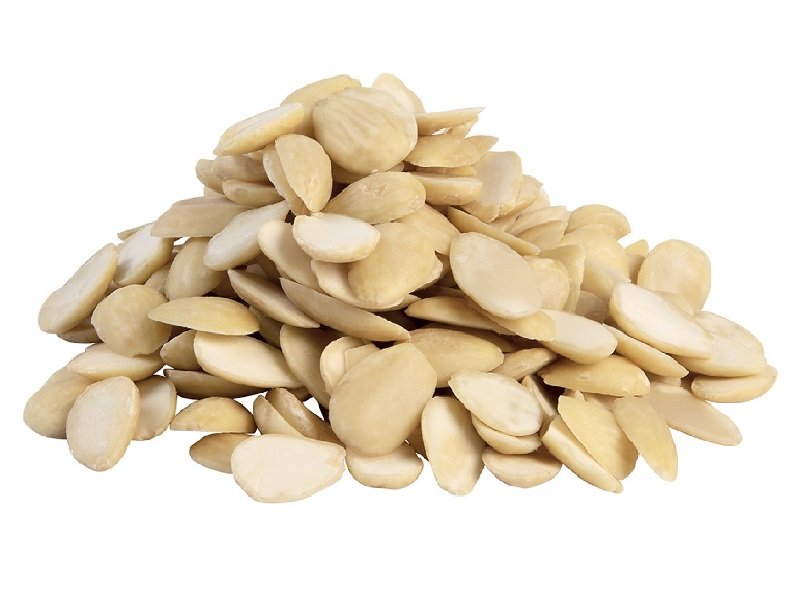 Halve amandelen Wit 50g