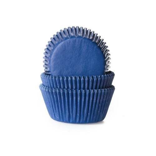 Cupcake cups Effen Jeans Blauw - 500 stuks HoM