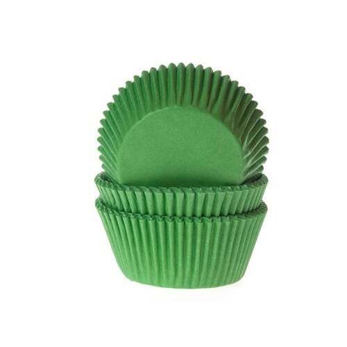 Cupcake cups Effen Grasgroen - 500 stuks HoM