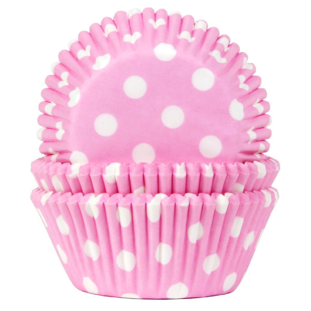 Cupcake cups Stip Baby Roze - 500 stuks HoM