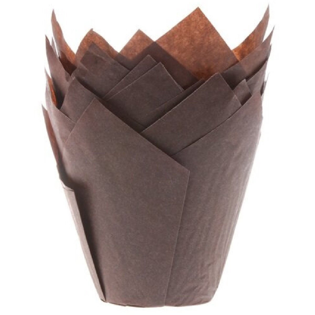 Muffin tulp Cups Bruin - 36 stuks HoM