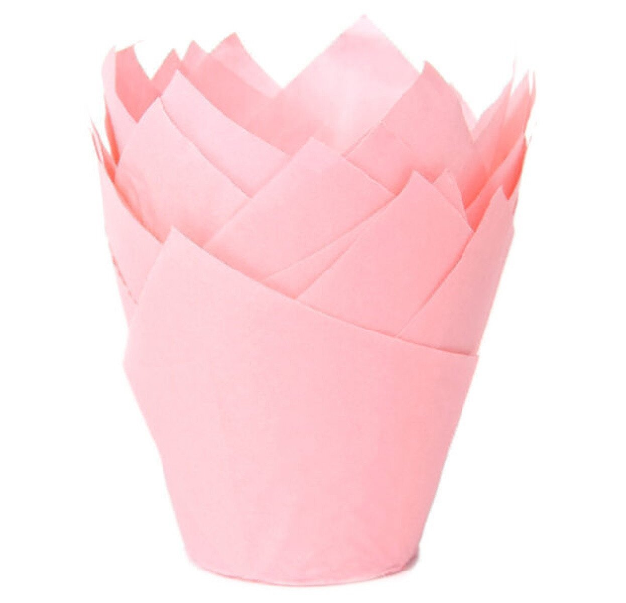 Muffin tulp Cups Baby Roze - 36 stuks HoM