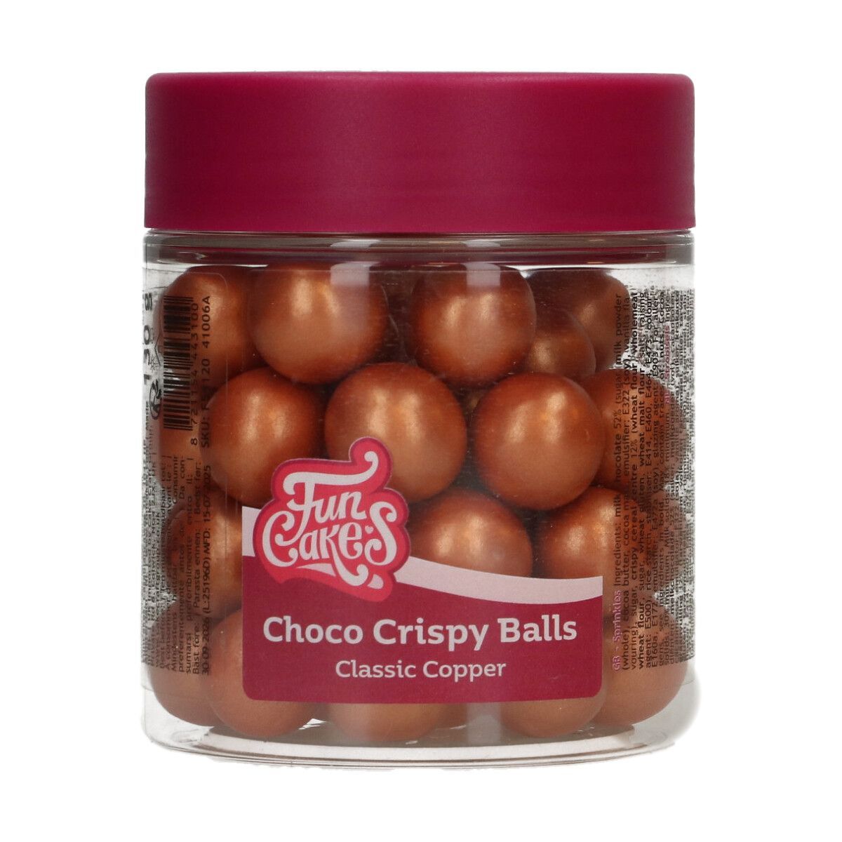 FunCakes Choco Crispy Balls - Classic Copper 130g