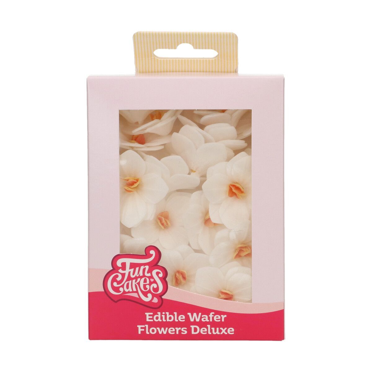FunCakes Eetbare Papieren Bloemen Deluxe Hortensia - Wit Klein pk/18