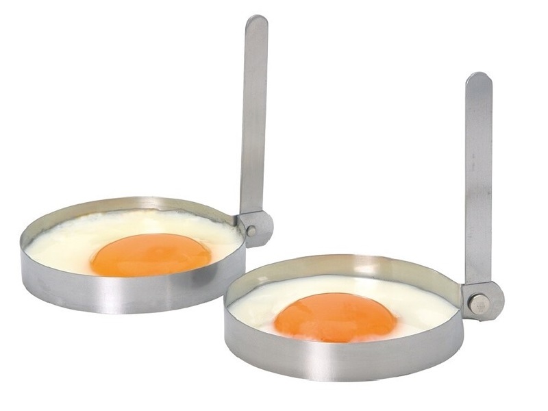 Kitchen Craft Eier Bakringen RVS Set/2